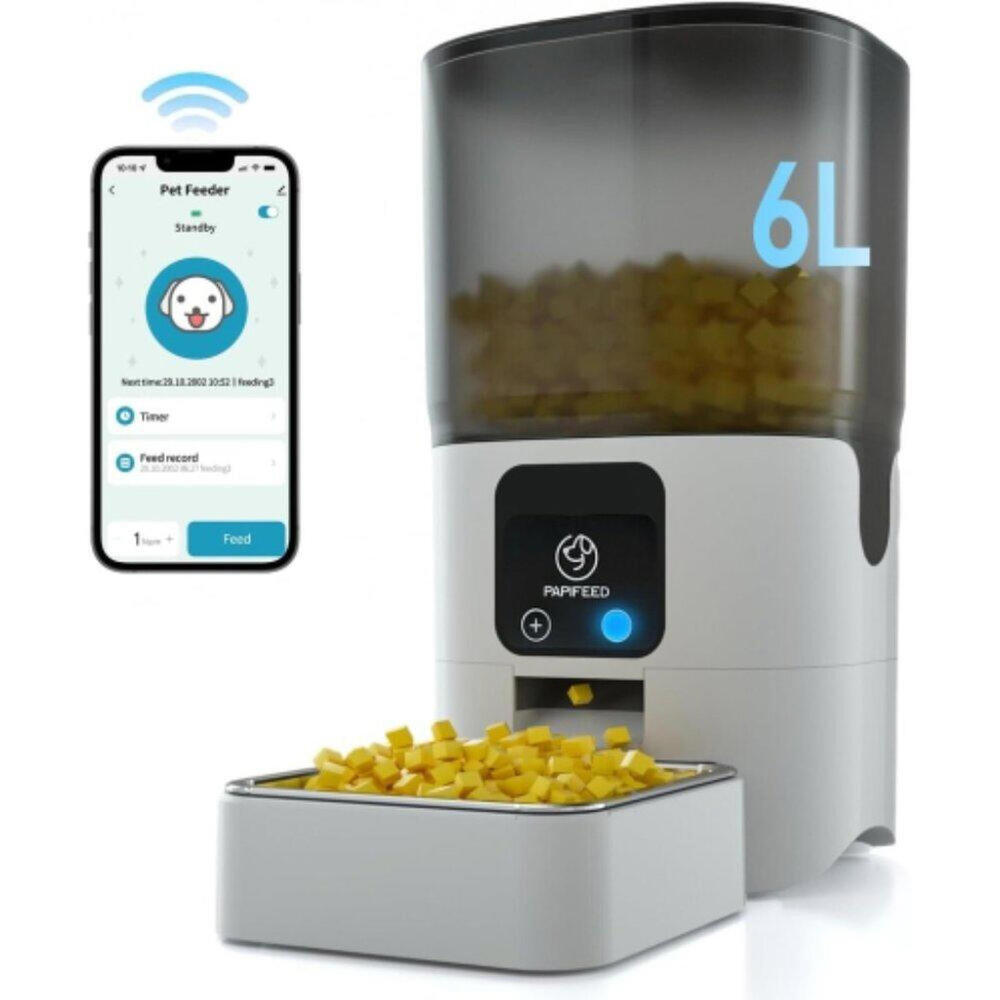 PAPIFEED 5G WiFi Automatic Cat Feeders: Smart Automatic Cat Food Dispenser NEW!